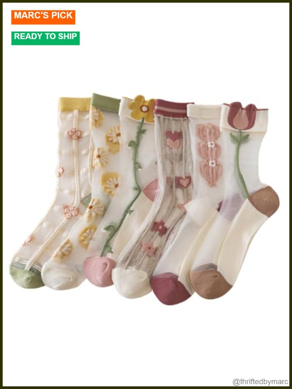 Sheer Ankle High Socks Thin Mesh Lace Elastic Jacquard Glass Silk Women